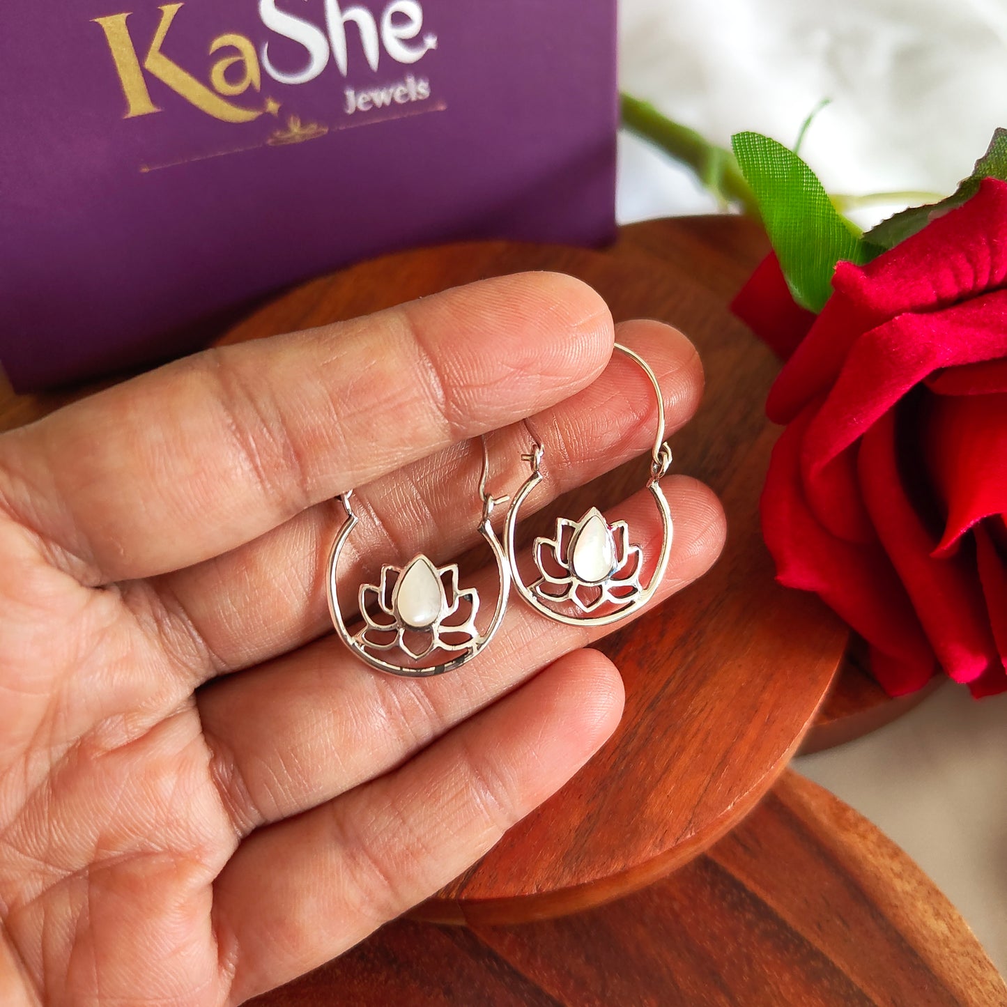 925 Silver Circular Lotus Bali