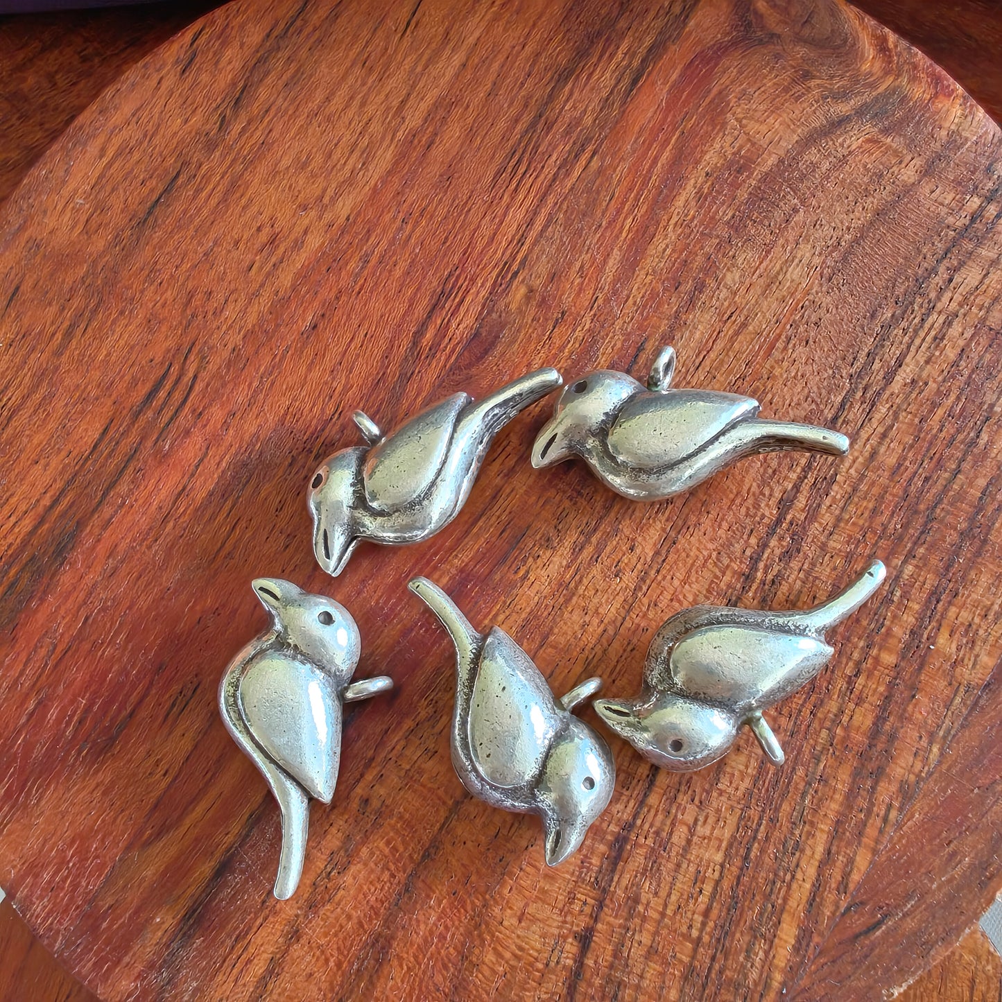 925 Silver 3D Simplistic Bird Pendant