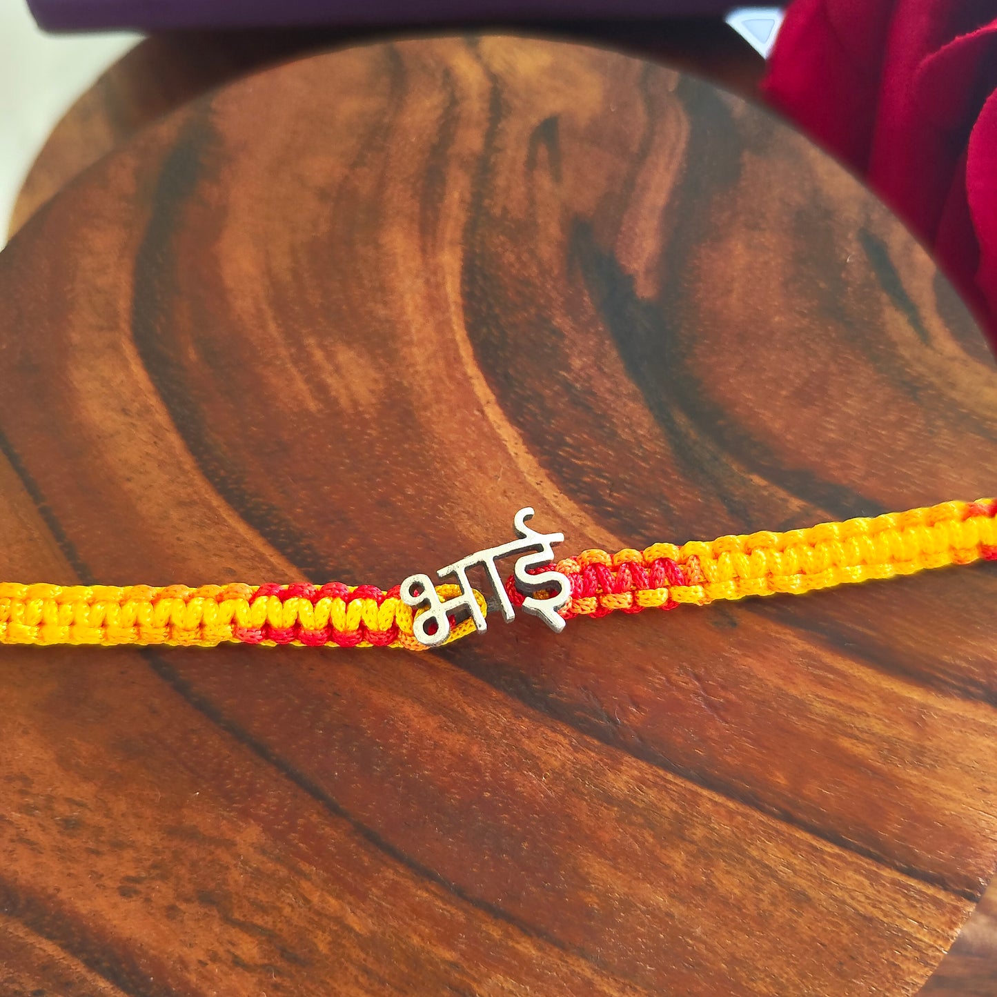 925 Silver Bhai (Hindi) Rakhi