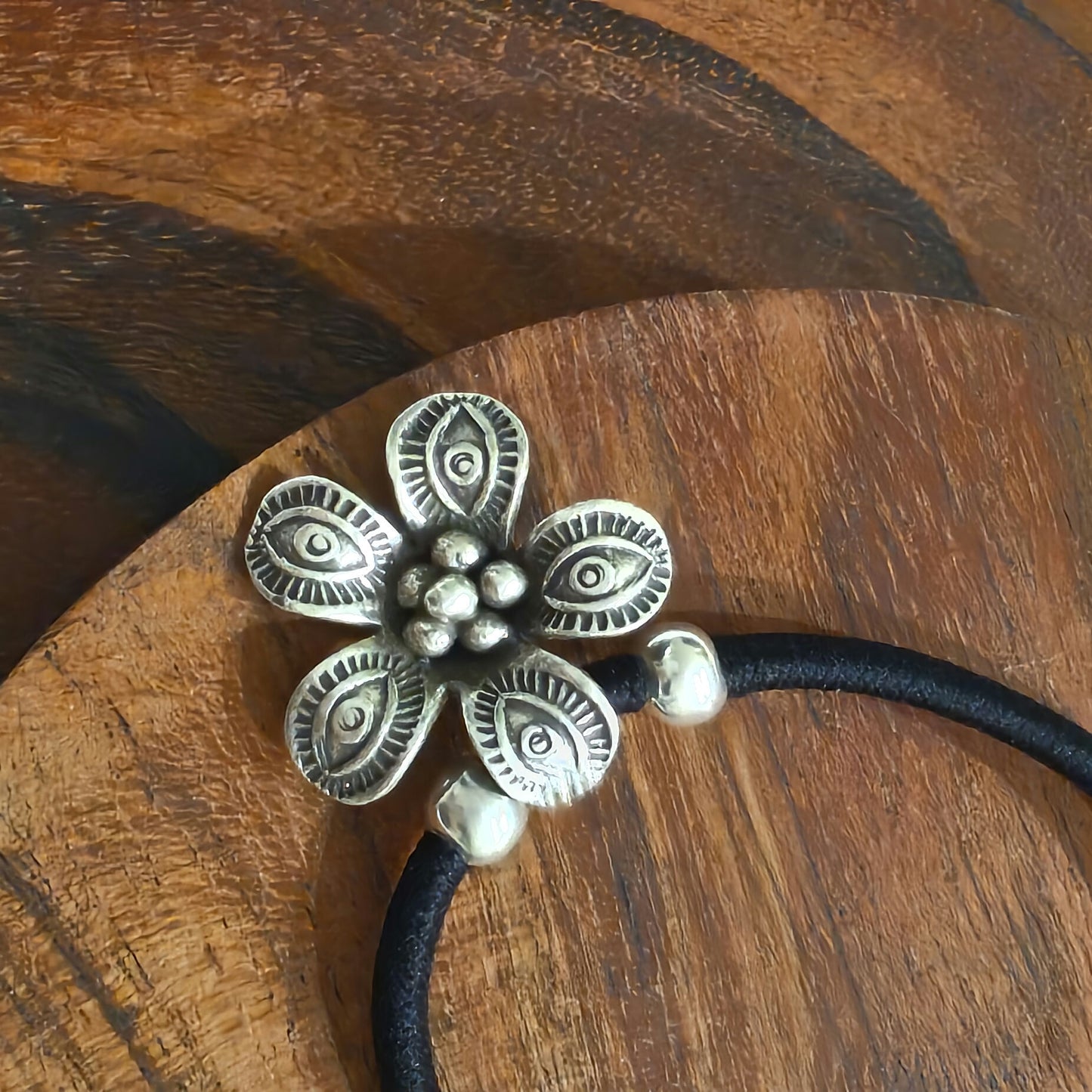 Exclusive 3D Flower Wrist Band Cum Hair Tie (iii)