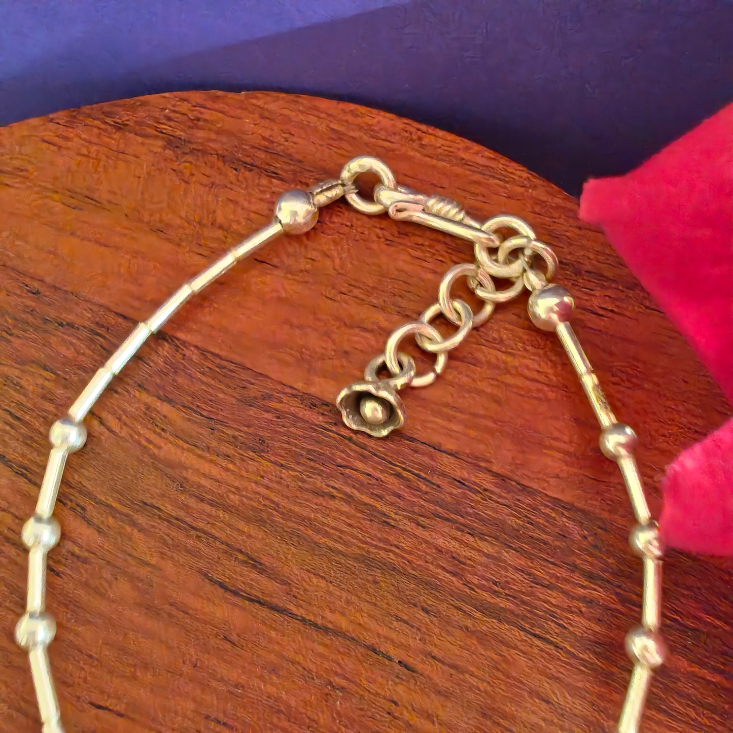 Exquisite Floral Loose Bracelet With Flower And Maple Leaf Charms