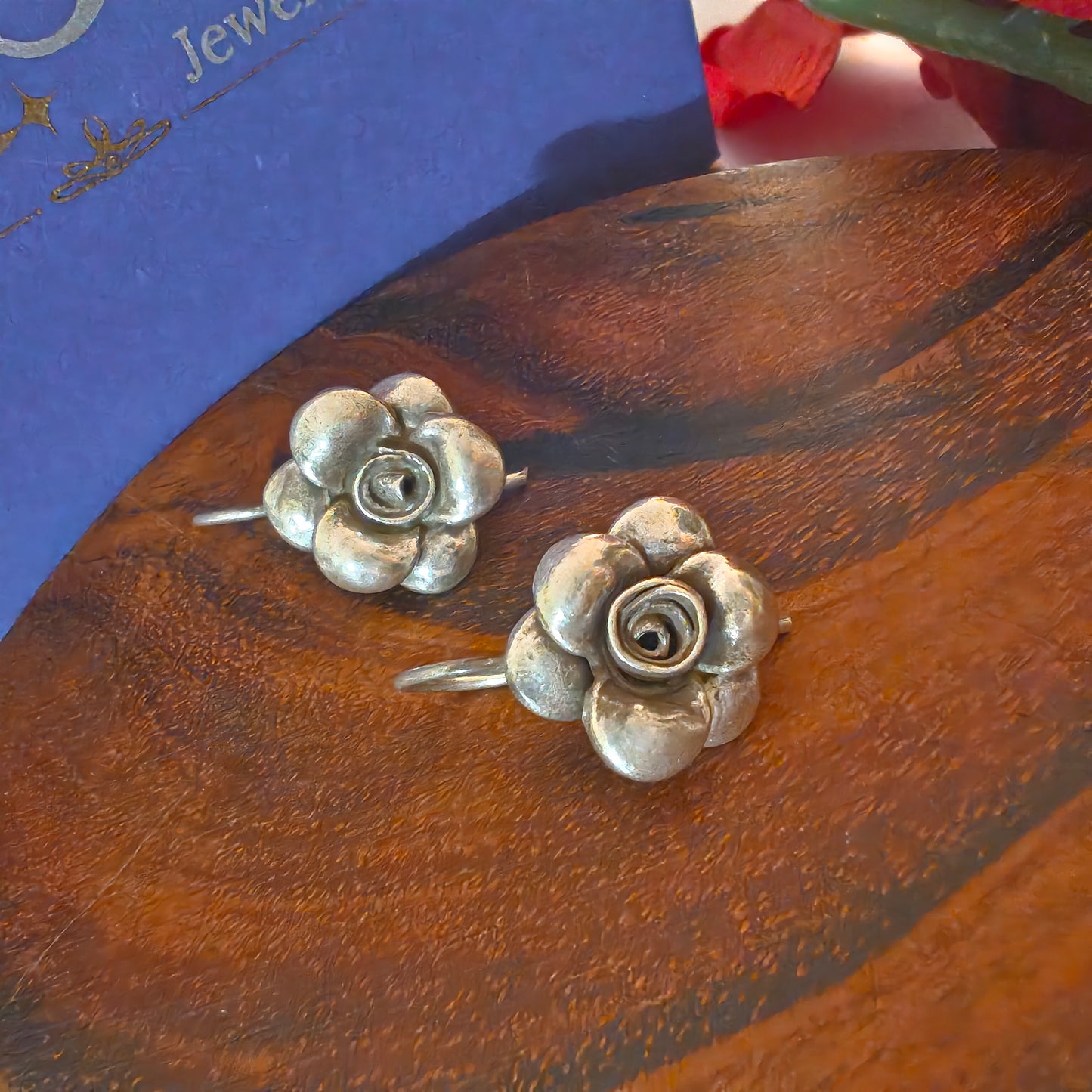 Floral 3D Earring With hook(ii)