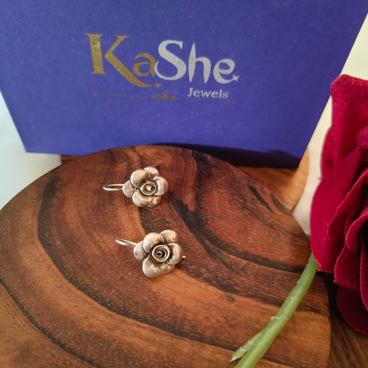 Floral 3D Earring With hook(ii)