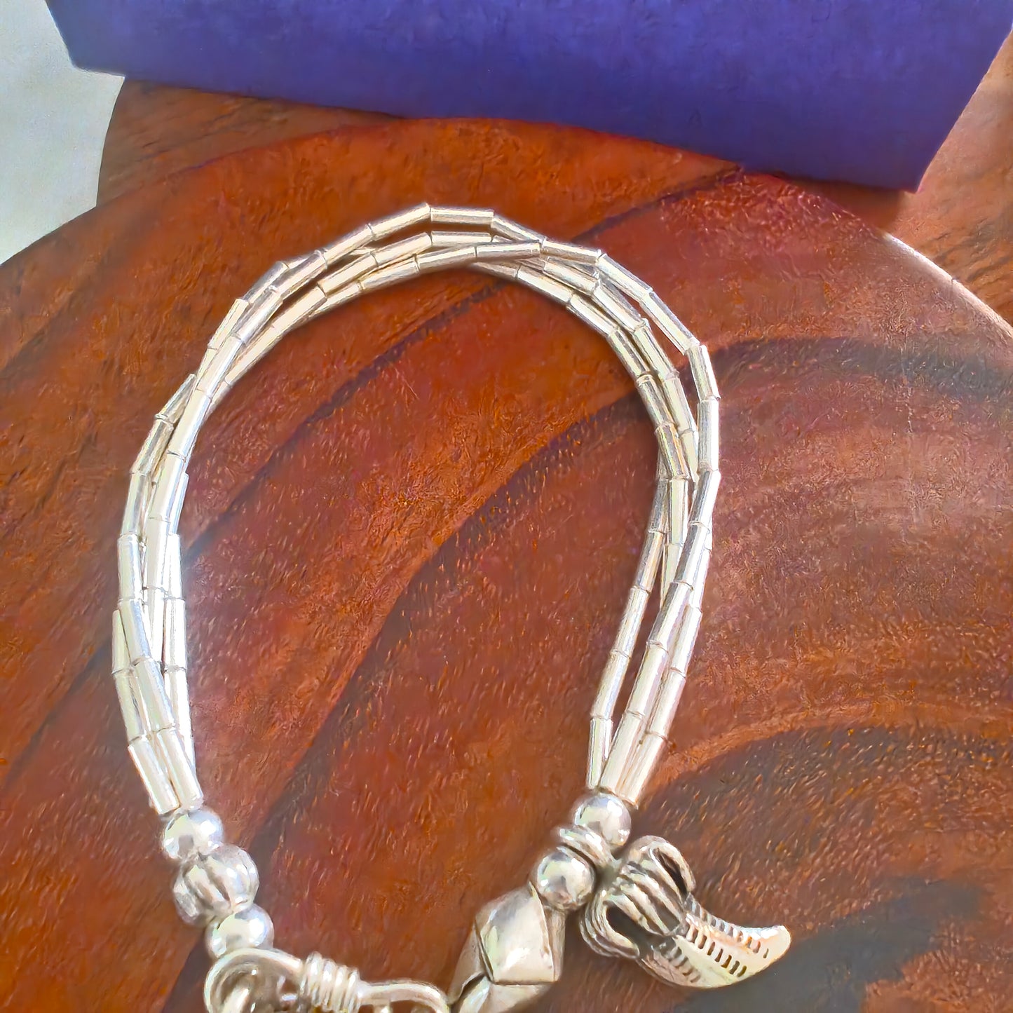 Exquisite Loose Bracelet With Butterfly, Florals, Leaf & Bud