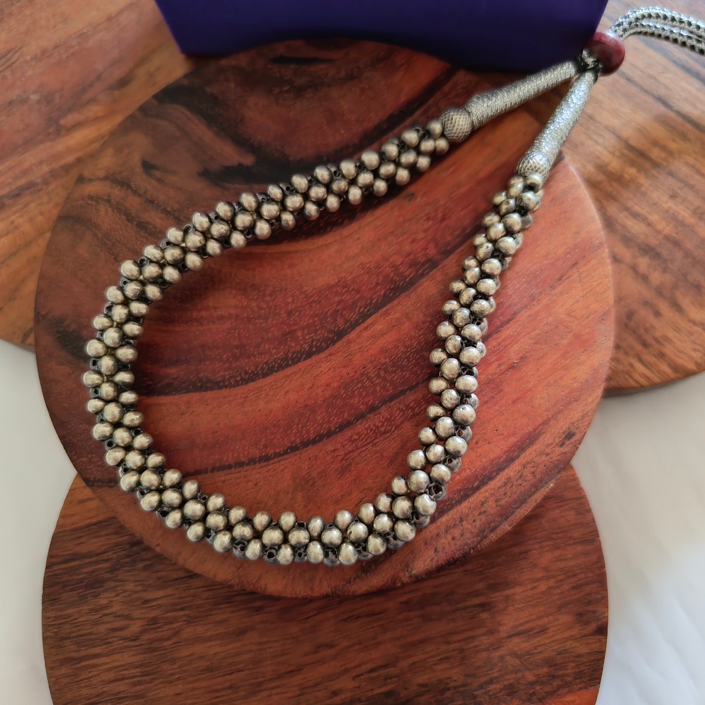 925 Silver Thushi Necklace Choker