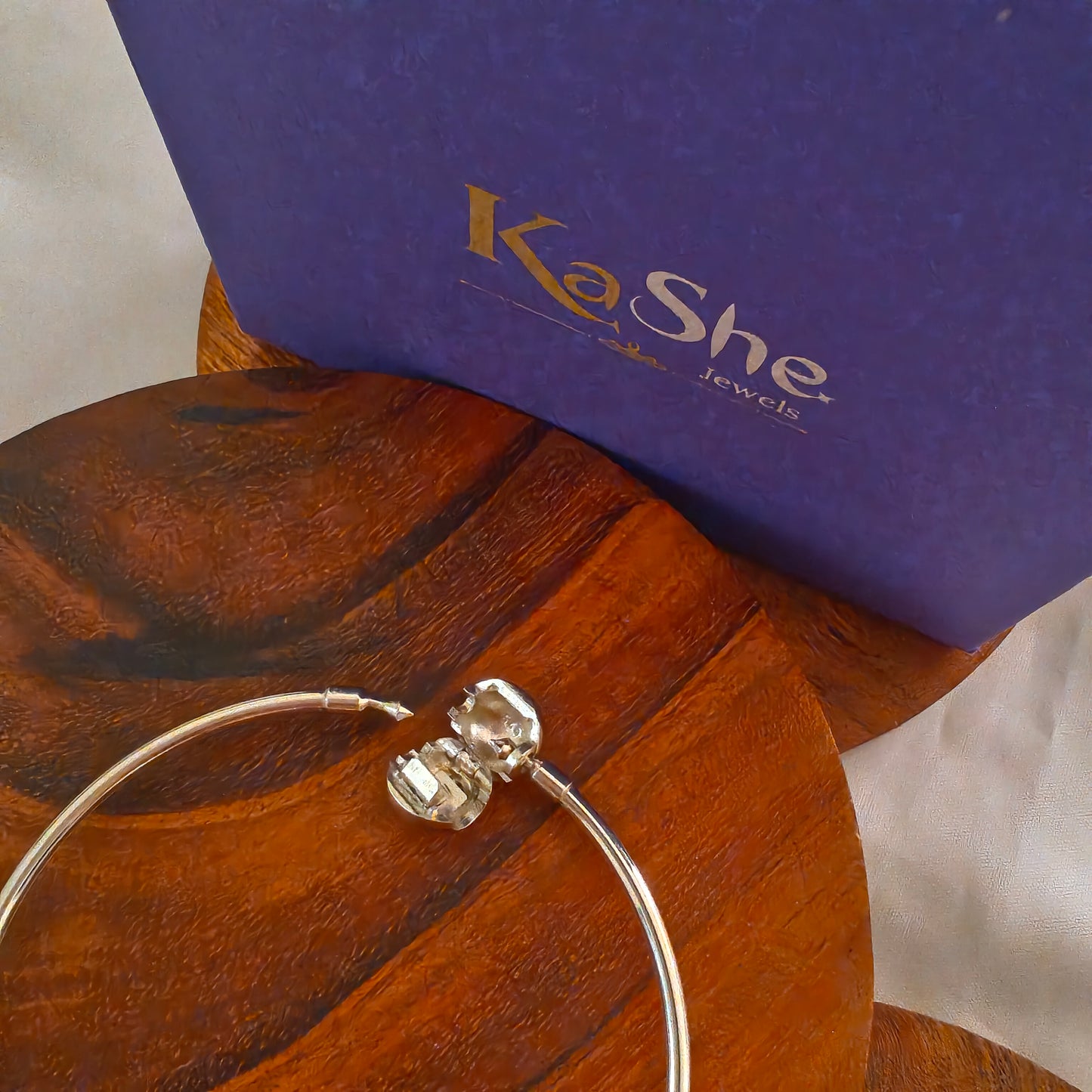 Silver Pandora Bracelets Openable Flexi Kada CZ Stones Evil Eye