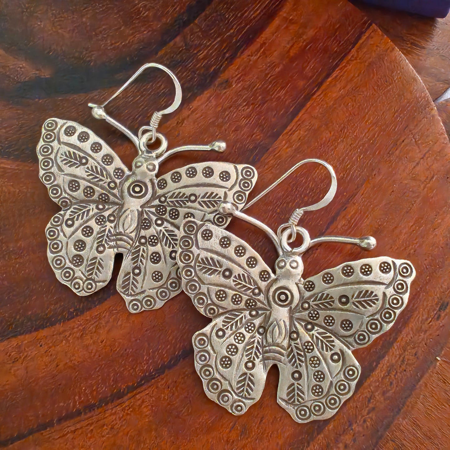 3D Butterfly Earring with hooks (ii)