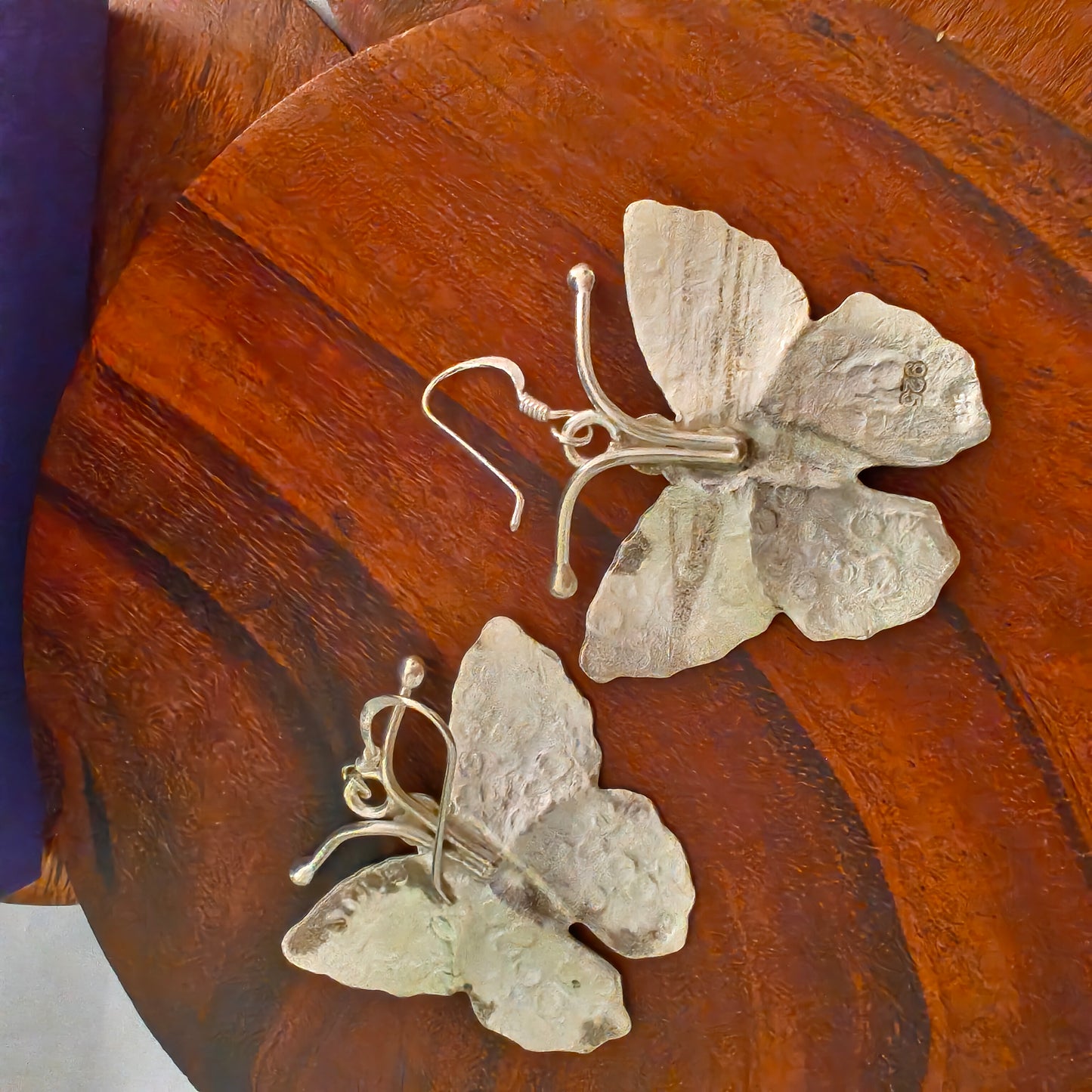 3D Butterfly Earring with hooks (ii)