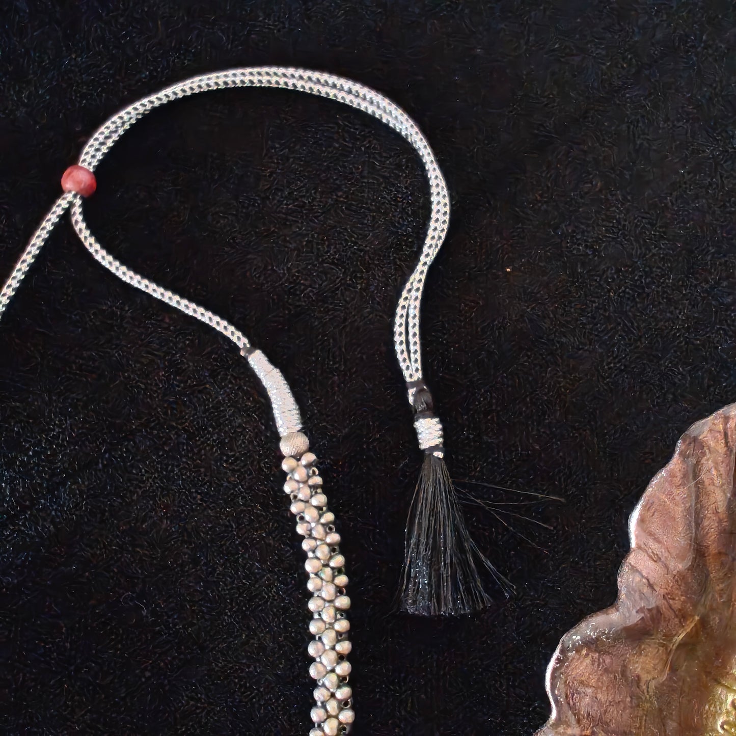 925 Silver Thushi Necklace With Centre Choker