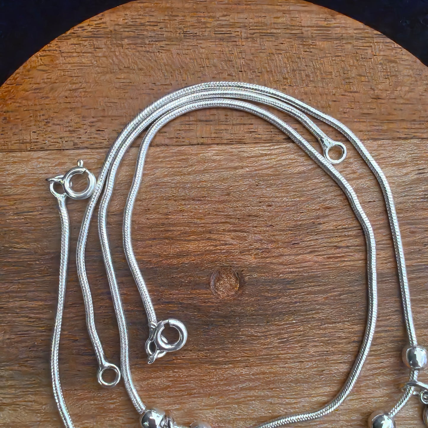 925 Silver Women Anklet With Elephant( Pair)