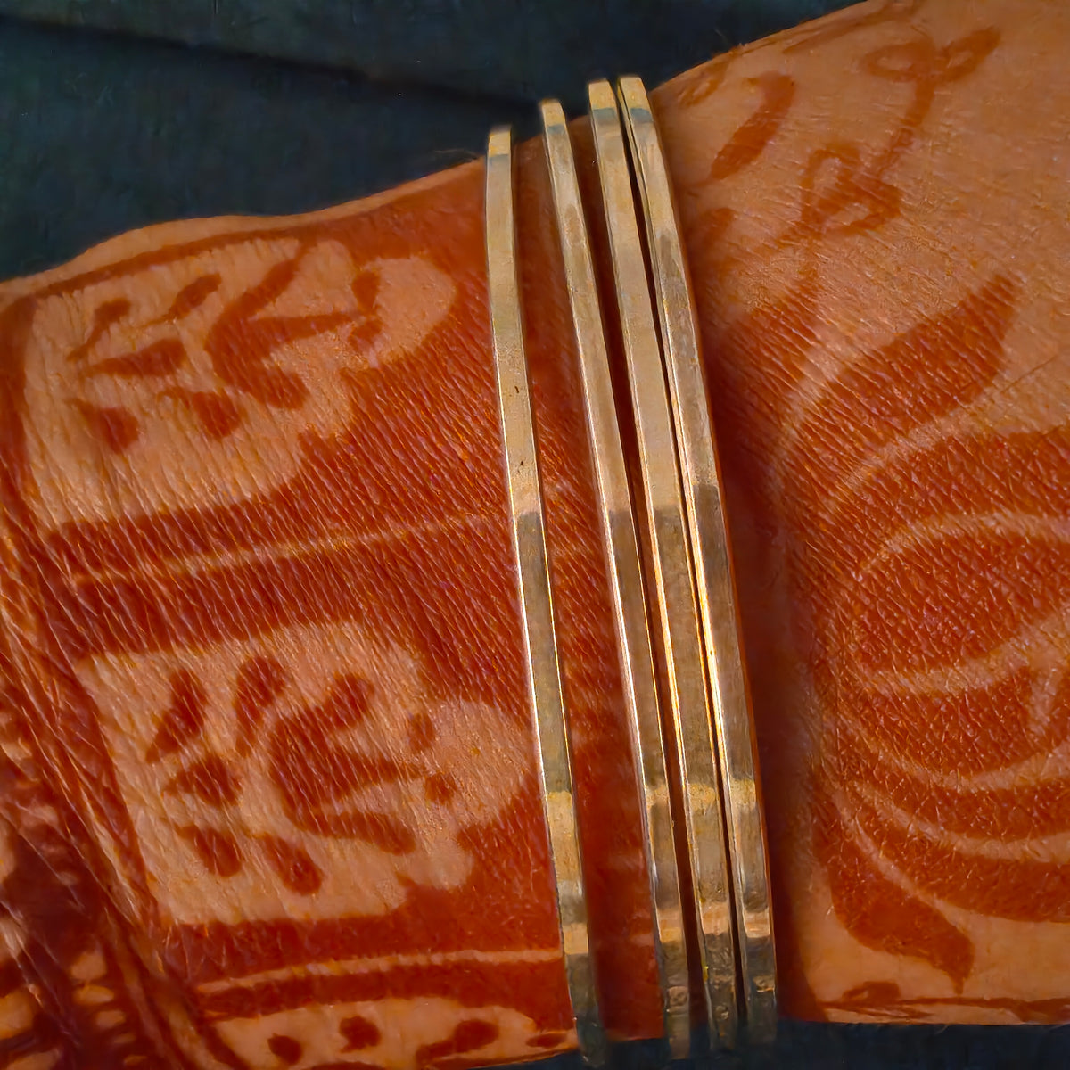 Classic Plain Evergreen Flat Bangles size 2-4(Copy)