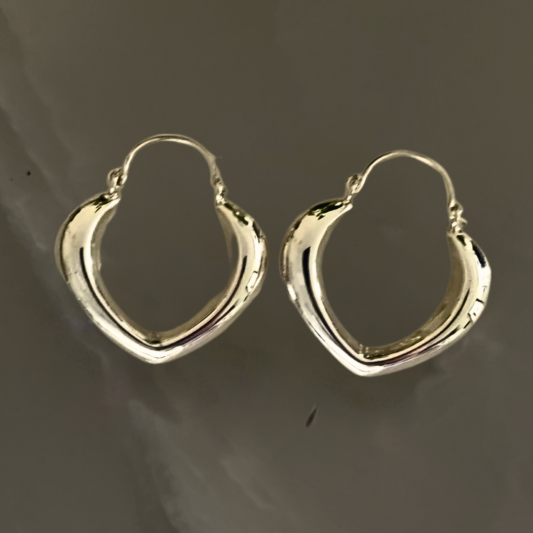 Classic Chunky 925 Silver Hoops