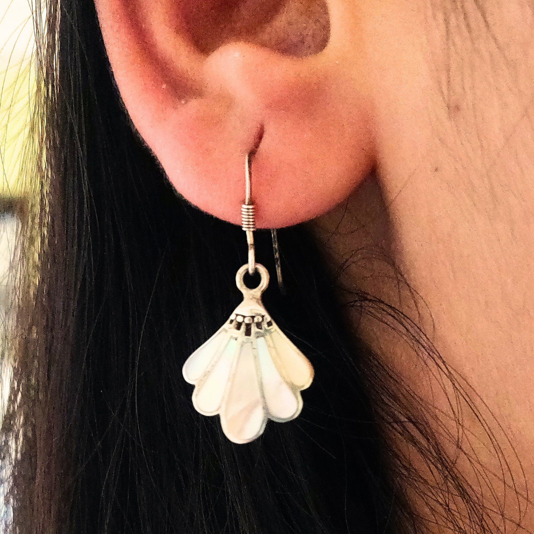 Mother Of Pearl Leaf Dangler