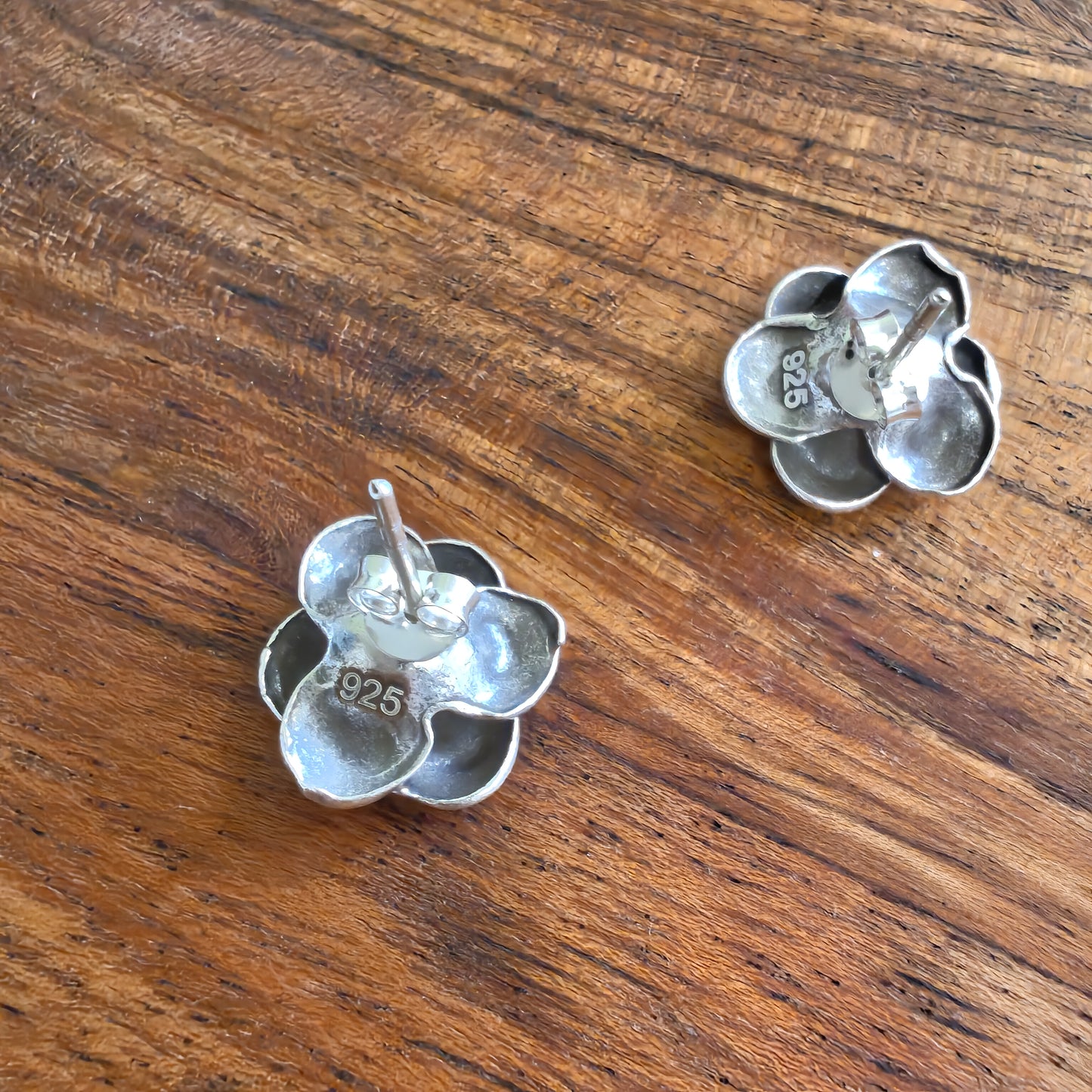 Floral 3D Earring With Post Stud Mini