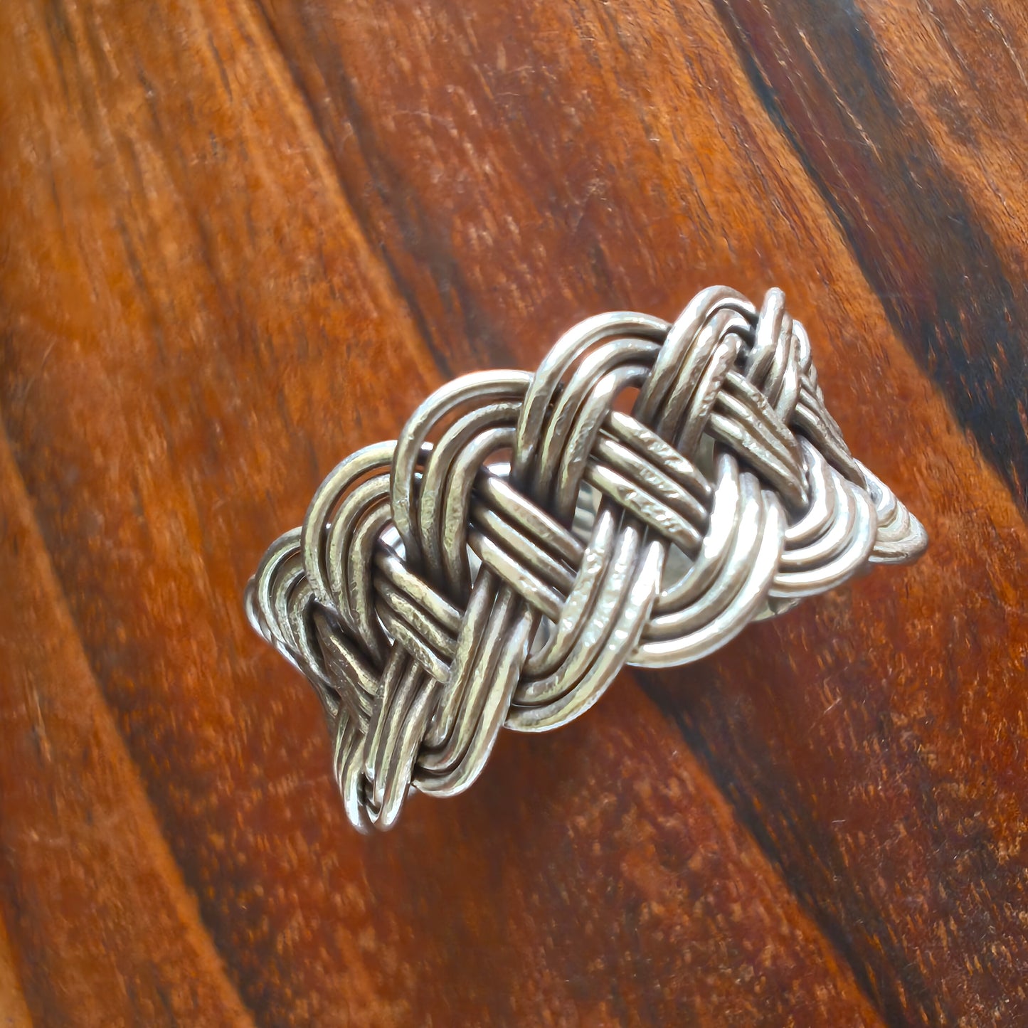 Wire Weaved Adjustable Ring