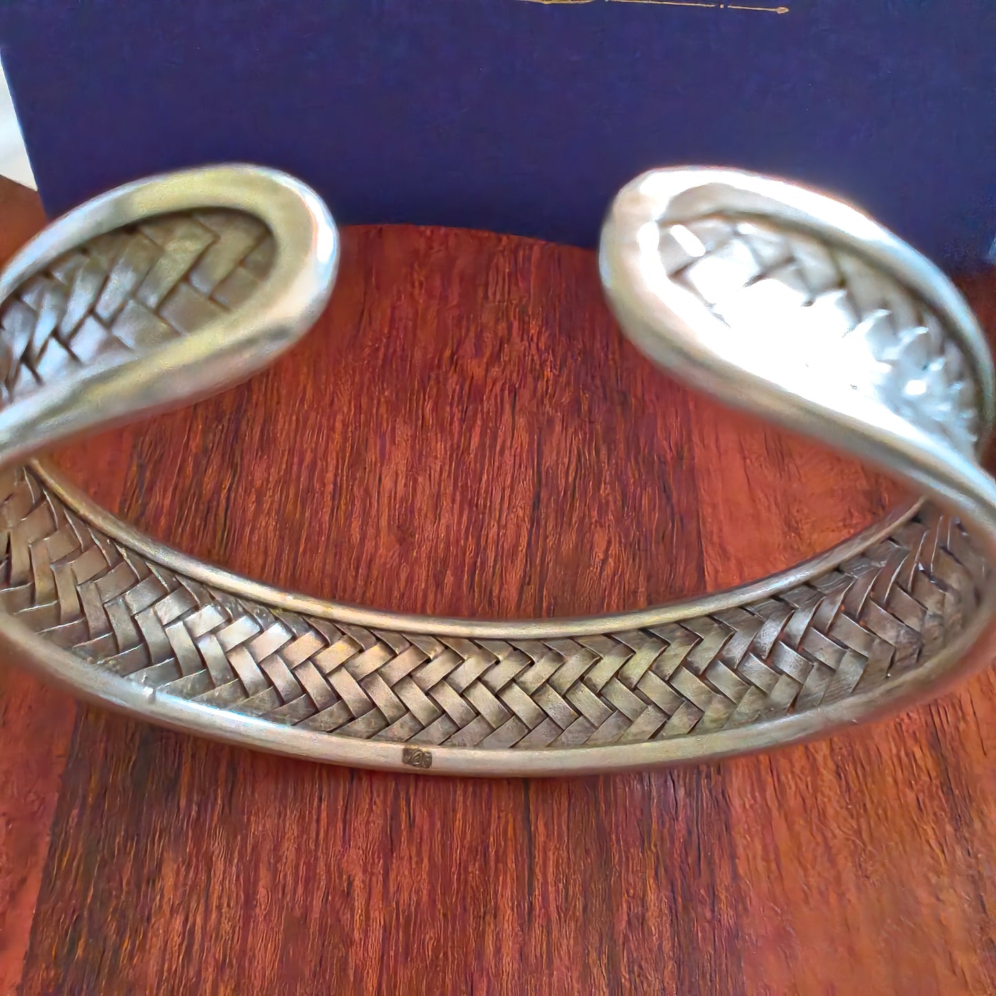 Braided Sterling Silver Cuff Bracelet (ii)