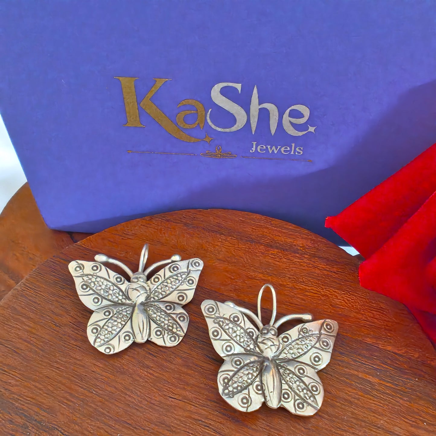 3D Butterfly Earring with hooks