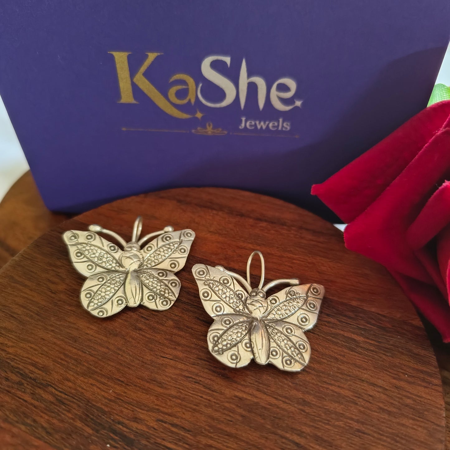 3D Butterfly Earring with hooks