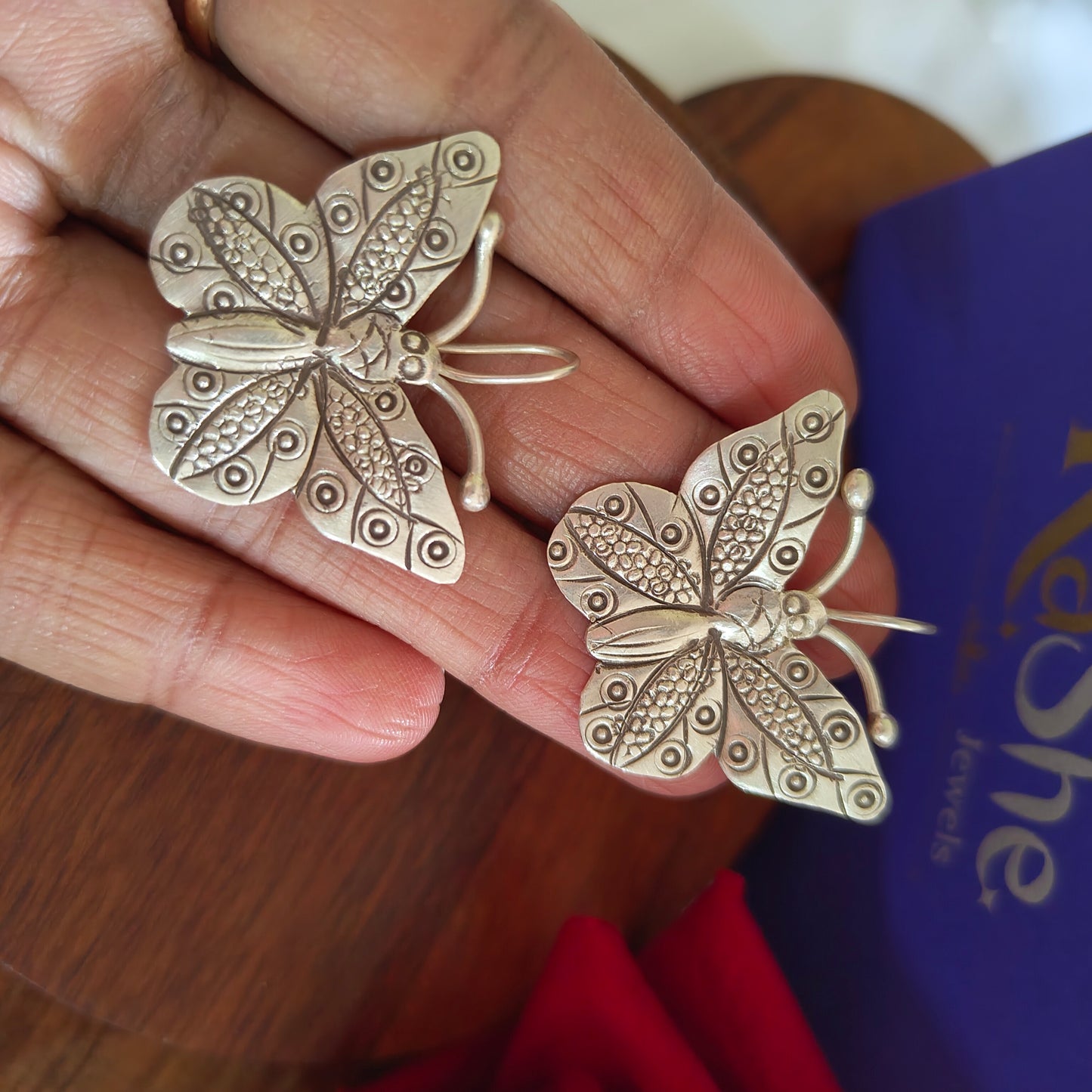 3D Butterfly Earring with hooks