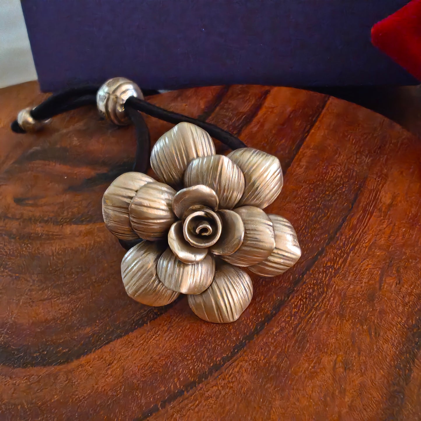 Exclusive 3D Flower Rose Wrist Band Cum Hair Tie