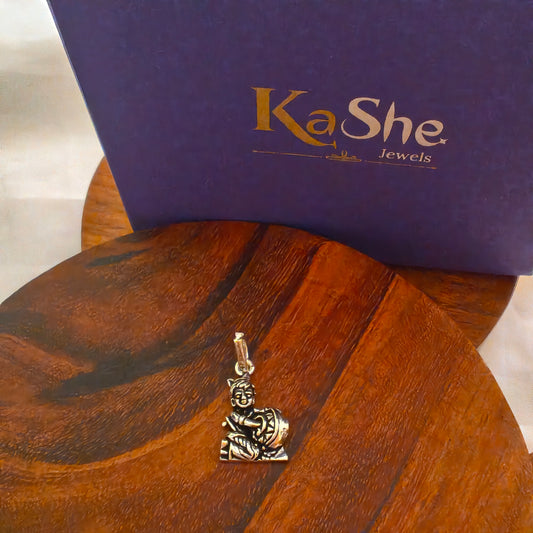 Silver Lord Kanaha Kanhaiya Men Women Girl Boy Locket Pendant