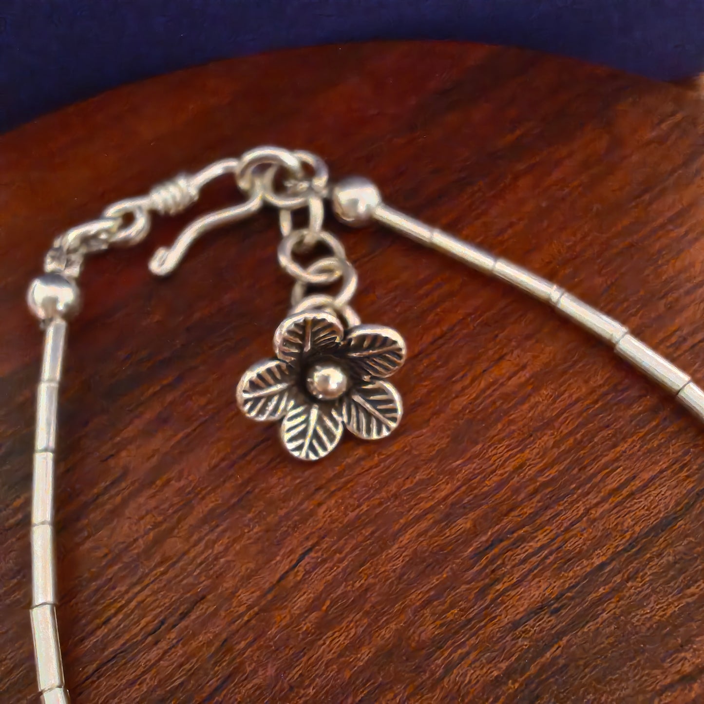 Exquisite Loose Bracelet With Elephant And Flower Charms
