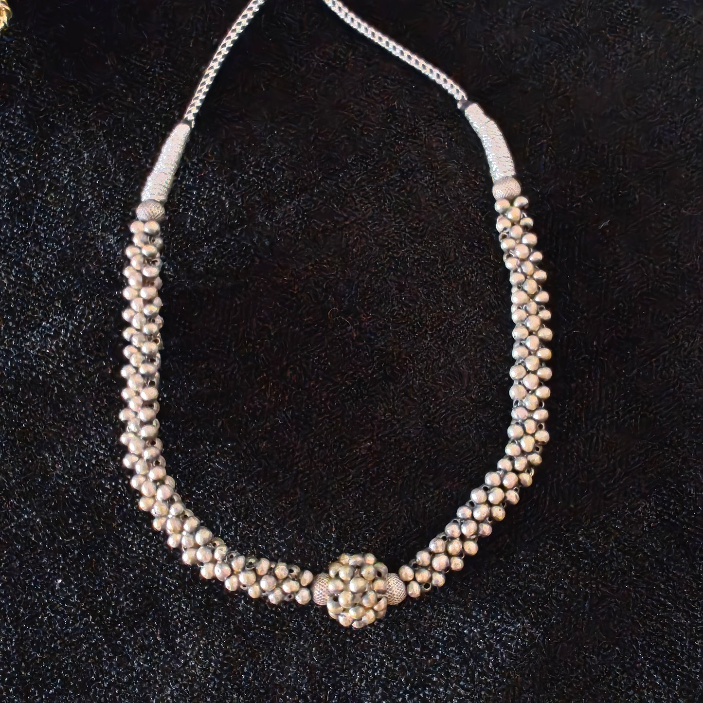 925 Silver Thushi Necklace With Centre Choker