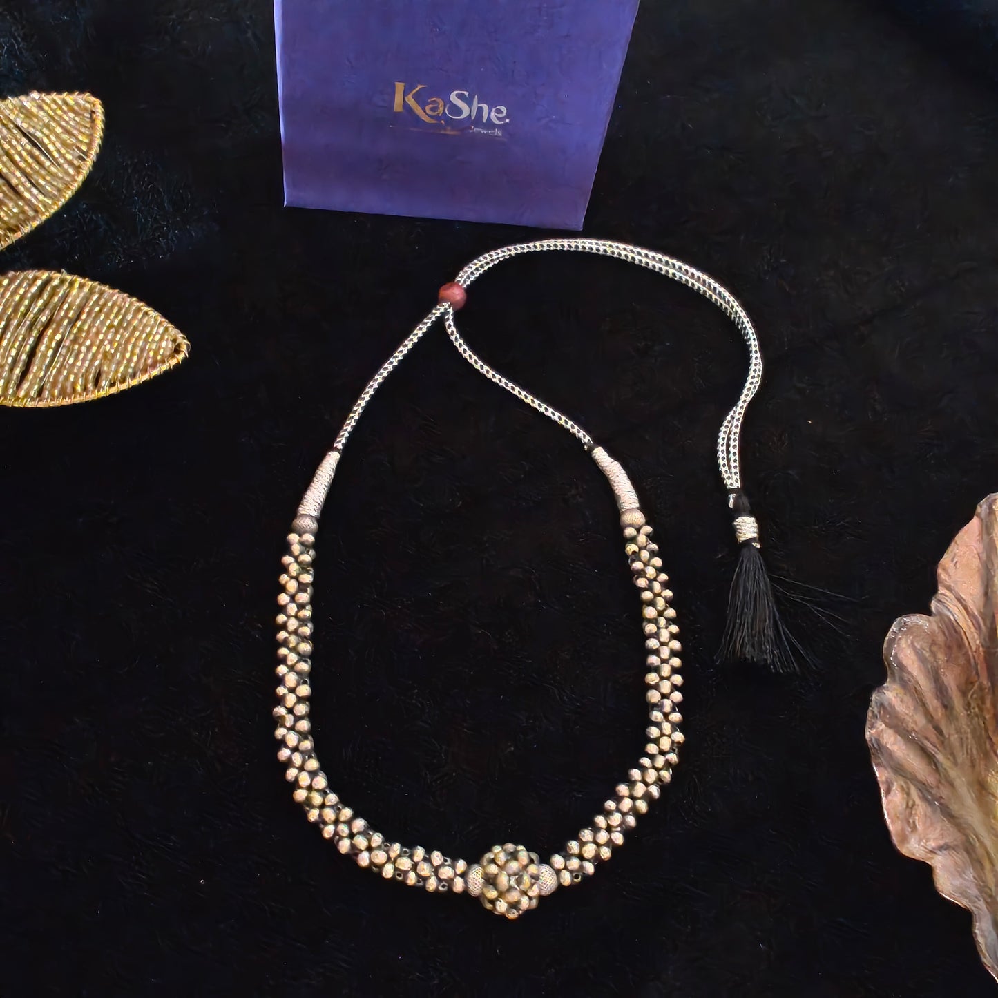 925 Silver Thushi Necklace With Centre Choker