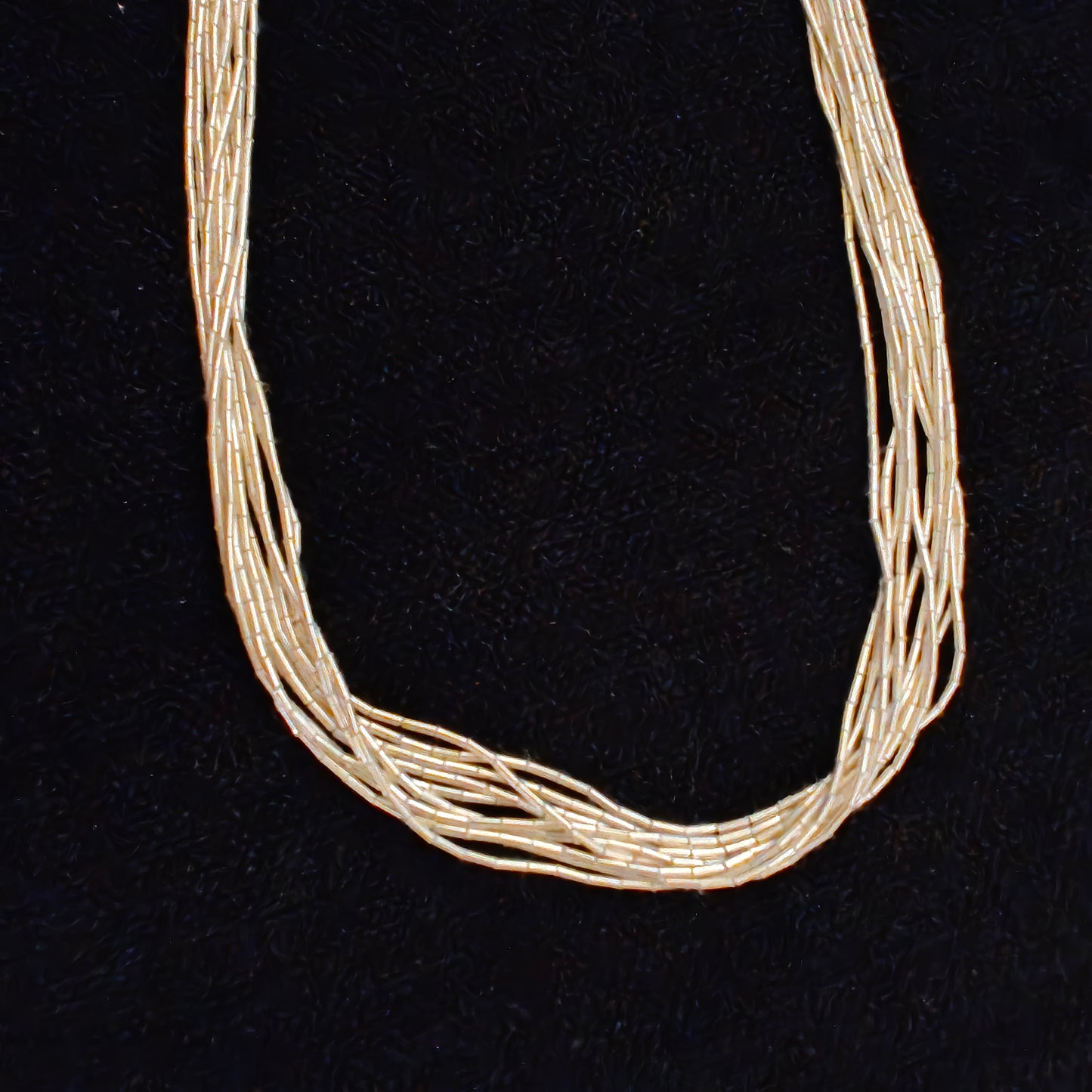 925 Silver Multi Layered (Ten) Chain Necklace