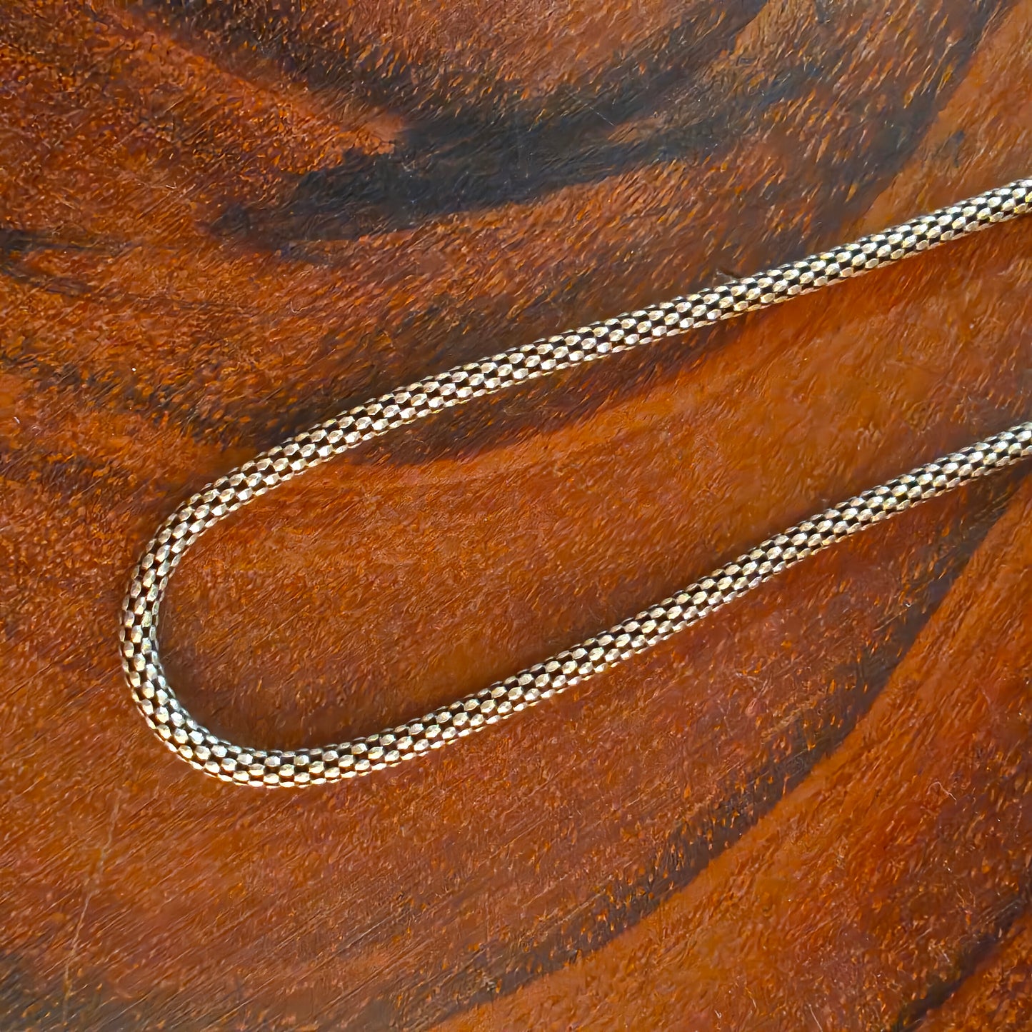 925 Silver Popcorn Chain 10.5 inches