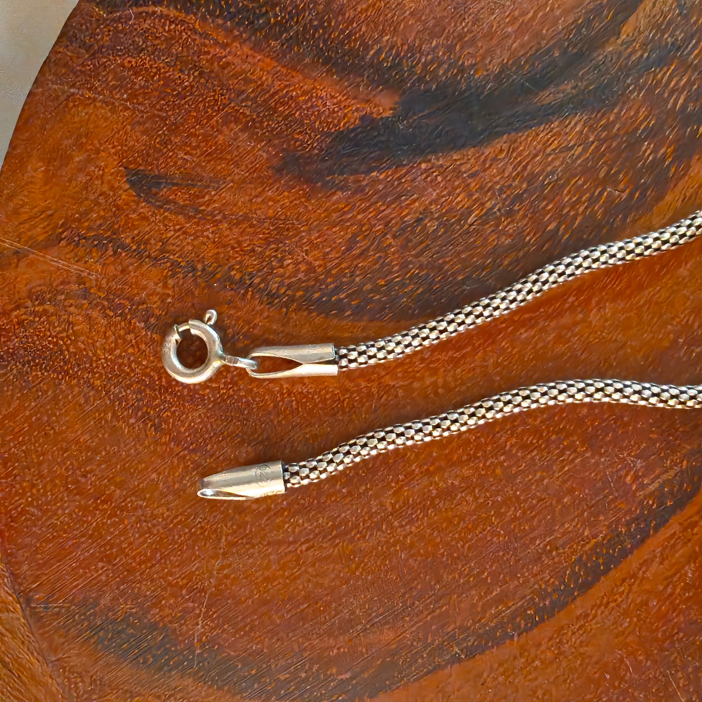 925 Silver Popcorn Chain 10.5 inches
