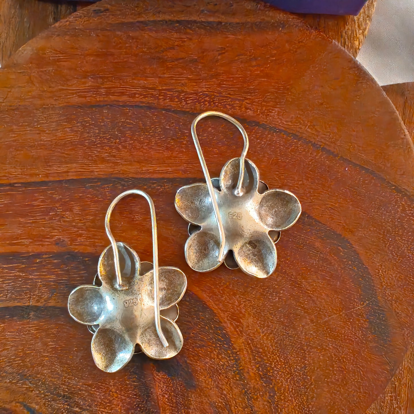 Statement 3D Flower Cherry Blossom Earring With Hooks