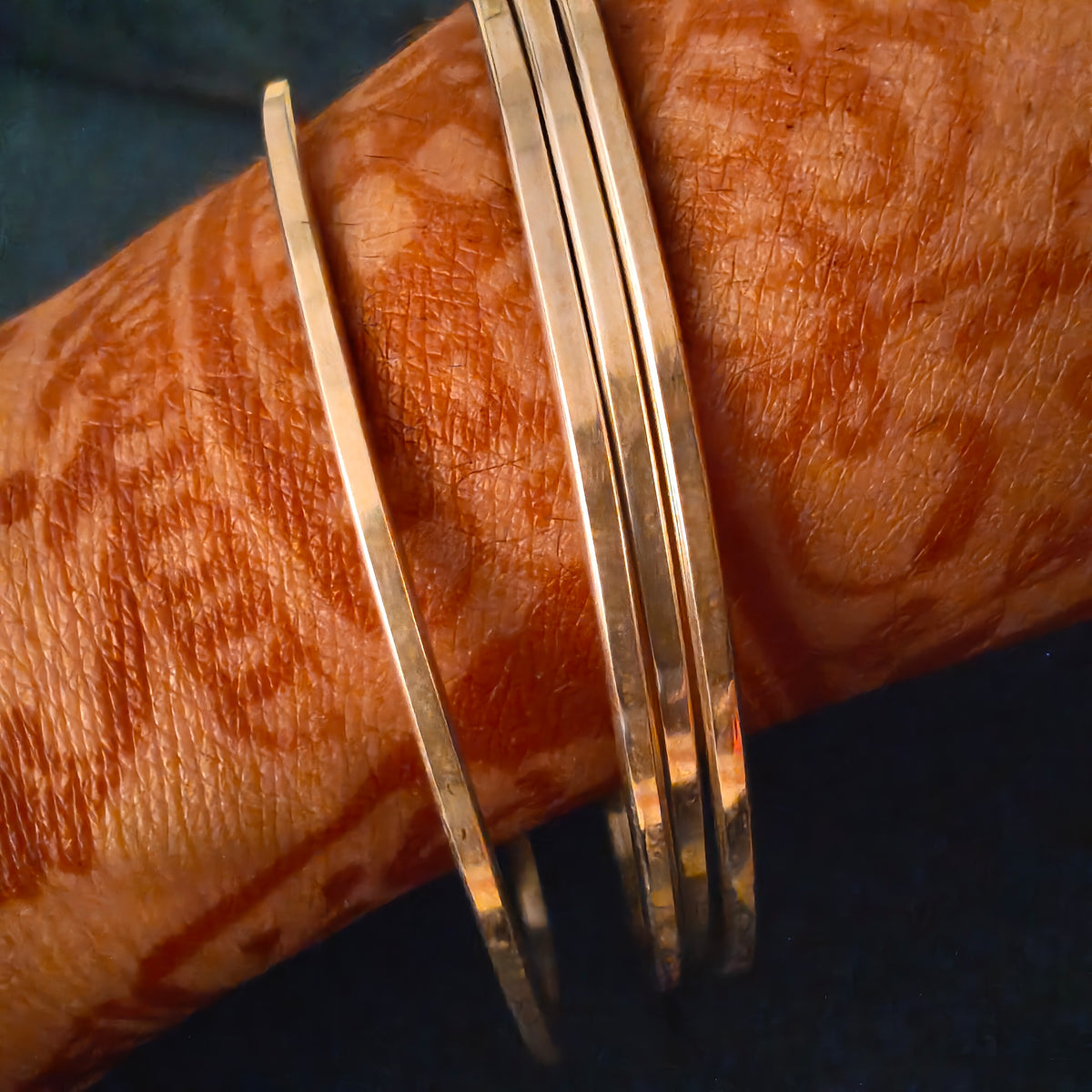 Classic Plain Evergreen Flat Bangles size 2-4(Copy)
